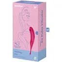 Вібратор для клітора із вакуумною стимуляцією Satisfyer Twirling Pro Red Red