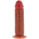 Фалоімітатор Get Real Skin Foreskin Dong 19 см (коричневий)