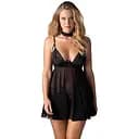 Комплект белья Obsessive Donarella M/L черный