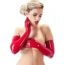 Латексные перчатки Late X Long M (красный)