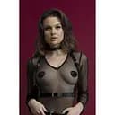 Портупея на грудь Feral Feelings - Harness Top, натуральная кожа