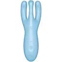 Вібратор для клітора Satisfyer Threesome 4 14 см блакитний
