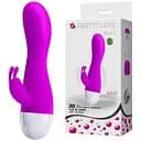 Вибратор-кролик Pretty Love Kyle 15 см (фиолетовый)