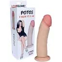 Фаллоимитатор Boss Potos Loveclonex 7 20,5 см (телесный)