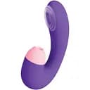 Вакуумный стимулятор клитора с вибрацией Pleasures Premium Blizzard фиолетовый