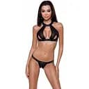 Комплект белья Passion MIRAJANE Set black L/XL