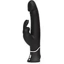 Вибратор-кролик Happy Rabbit Realistic 25.4 см черный