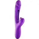 Вібратор-кролик Yoba Joyfully with Tapotem 25 см (фіолетовий)