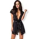 Халат Obsessive 810 S/M чорний