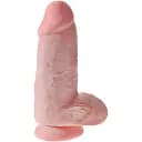 Фаллоимитатор King Cock Chubby Light 24.5 см телесный