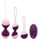 Набір вагінальних кульок Pleasures Premium Kegel Collection 3 шт (фіолетовий)