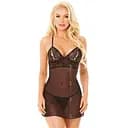 Комплект белья Softline Alice S/M черный