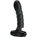 Насадка для фингеринга Pretty Love Alexander 13 см чёрный