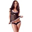 Комплект Cottelli Collection Top and Panties L чорний
