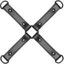 Хрестовина Bedroom Fantasies Hogtie 4 - Way Restraint Cross - Black