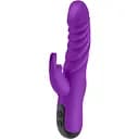 Вібратор-кролик Pleasures Premium Rave 22.1 см фіолетовий