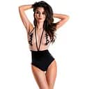 Боди Glossy Kiara M черный