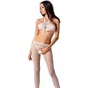 Открытый бодистокинг Passion BS080 white One size