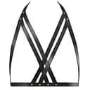 Портупея Bijoux Indiscrets MAZE - Halter Bra Harness Black