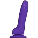 Реалистичный фаллоимитатор Strap-On-Me SOFT REALISTIC DILDO Violet - Size S