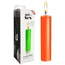 Люмінесцентна воскова низькотемпературна воскова свічка Art of Sex size M 15 см, помаранчевий