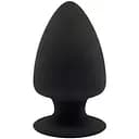 Анальная пробка SilexD (Model 1 size M) двухслойная силикон + Silexpan диаметр 6.2 см