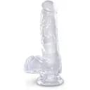 Фаллоимитатор King Cock Clear 6 Inch 17.7 см прозрачный