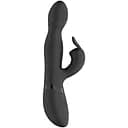 Вібратор-кролик Vive Niva 20 см (чорний)