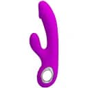 Вибратор-кролик Pretty Love Gordon 19 см фиолетовый