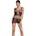 Бодістокінг - міні-сукня з метеликами Passion BS090 black One size