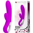 Вібратор-кролик Pretty Love Elmer 21 см фіолетовий