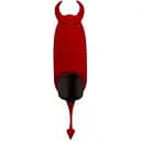 Вибропуля Adrien Lastic Pocket Vibe Devol с хвостиком и рожками