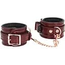 Наручники Liebe Seele Wine Red Handcuffs 27 см бордовий