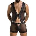 Чоловічий еротичний набір Passion 053 Set William black L/XL