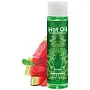 Їстівна масажна олія Nuei Hot Oil зігріваючий ефект для масажу і солодких поцілунків Кавун 100 мл
