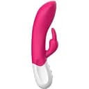 Вибратор-кролик Liebe Pleasure Toys Mighty Rechargeable Rabbit 21.5 см (розовый)