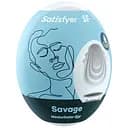 Самосмазывающийся мастурбатор-яйцо Satisfyer Masturbator Egg Savage, одноразовый, не требует смазки
