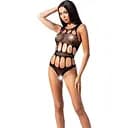 Сексуальный боди с вырезами Passion BS083 black One size