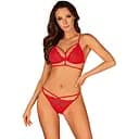 Комплект білизни Obsessive Diyosa XS/S червоний