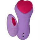 Вібратор FairyGasm HeartGem 10 см фіолетовий