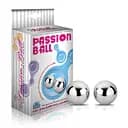 Вагінальні кульки LoveToy Passion Dual Balls, 2 см, сріблястий