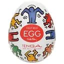 Мастурбатор яйцо Tenga Egg Keith Haring Dance белый