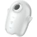 Вакуумный стимулятор клитора с вибрацией Satisfyer Glowing Ghost белый