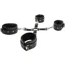 Набор из 4 ремней для фиксации рук и ног Pipedream Fetish Fantasy Cumfy Hogtie черный