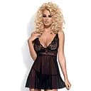 Еротичний комплект Obsessive Imperia babydoll L/XL чорний