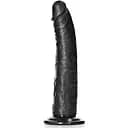 Фалоімітатор RealRock Slim Realistic 8" 22.5 см (чорний)