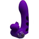 Вібронасадка на палець Pretty Love Orlando Honey 9 см фіолетовий