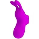 Вибратор на палец Pretty Love Finger Bunny 9.4 см фиолетовый