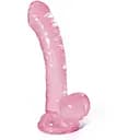 Фалоімітатор Crushious Hudini Jelly 17.5 см (рожевий)