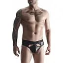 Чоловічі труси Regnes Fetish Planet BRI025 wetlook S (чорний)